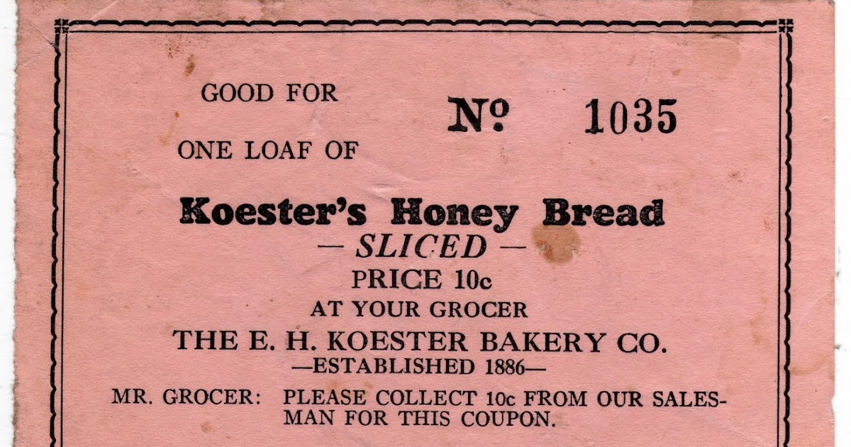 Papergreat Coupons from the E.H. Koester Bakery Co.