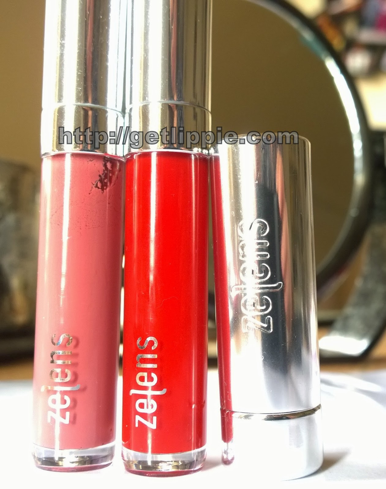 Zelens Lip Enhancer and Lip Glaze in Rouge and Nude Get Lippie