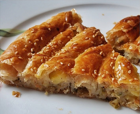 ^^ baklava börek ^^ kimyonlu patatesli börek
