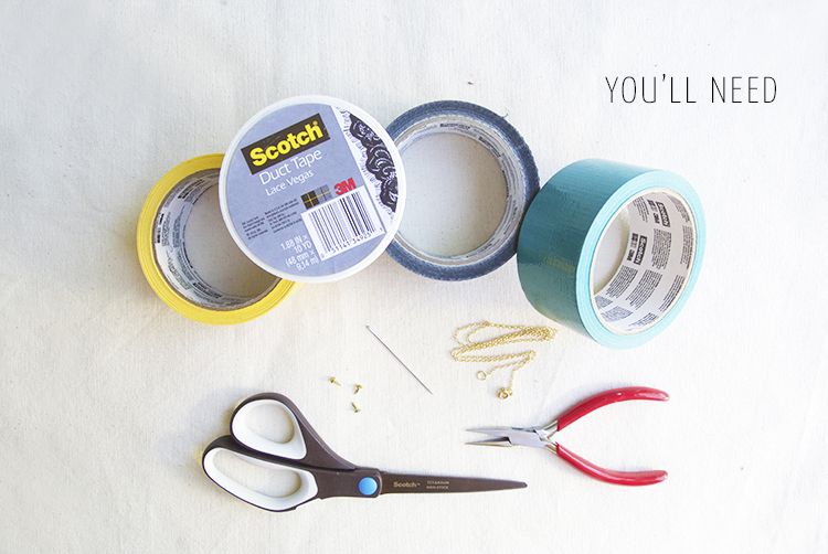 DIY 3 Duct Tape Necklaces + Video Tutorial