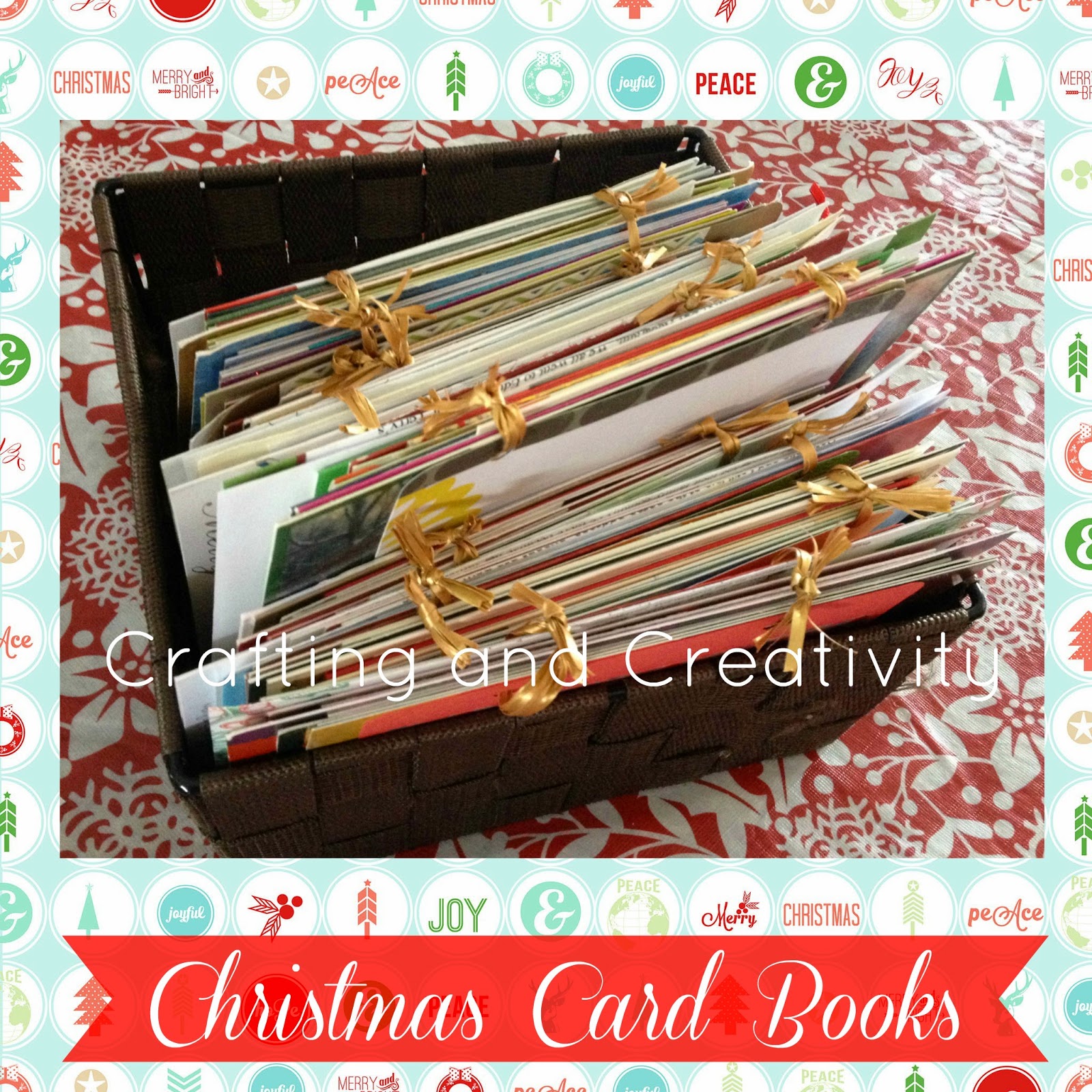 Crafting and creativity: christmas card books Crafting and Creativity: Christmas Card Books