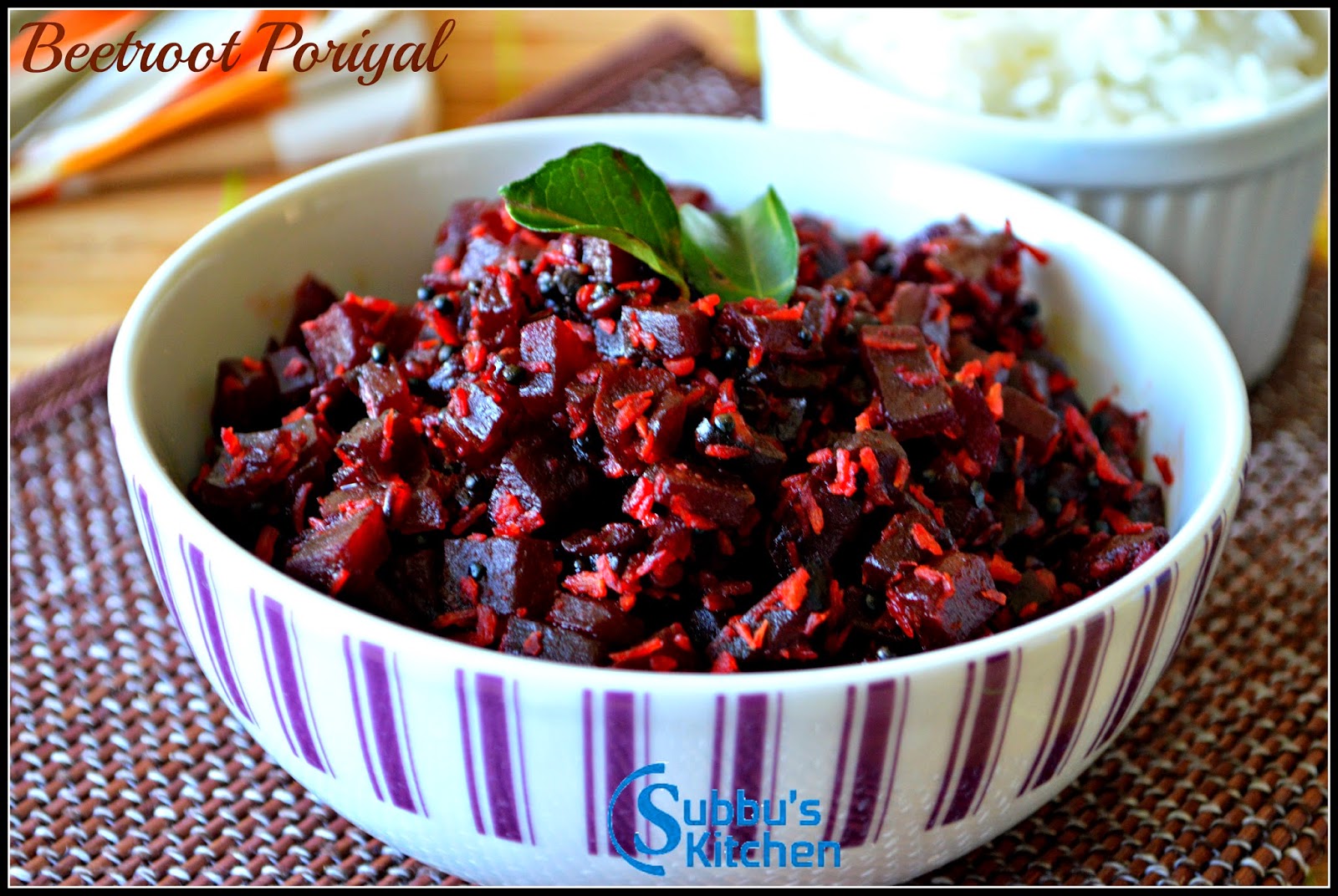 Beetroot Poriyal Beetroot Poriyal