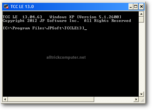 TCC/LE software pengganti command prompt TCC/LE software pengganti command prompt