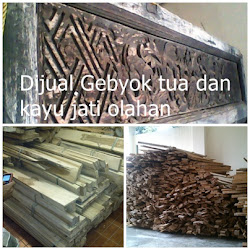 DIJUAL KAYU JATI OLAHAN DAN GEBYOK TUA