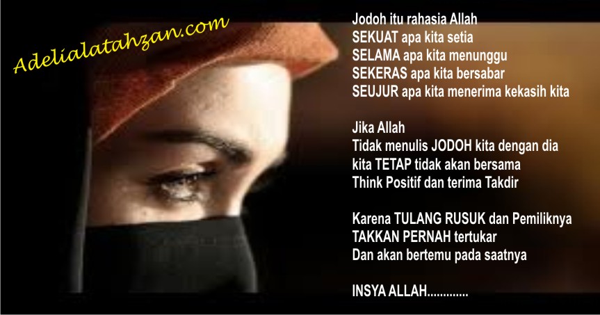 Adelia Latahzan: JODOH