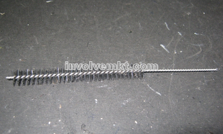 custom made twisted in wire brush, bottle cleaning brush, wire brush