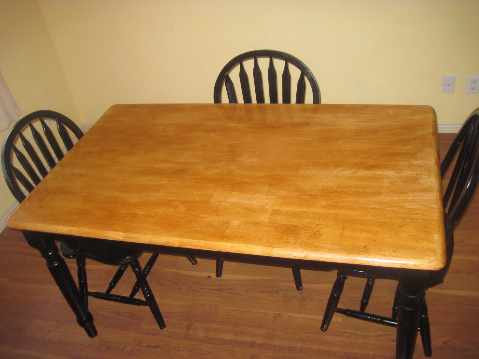 Homespun Home Kitchen Table Redo