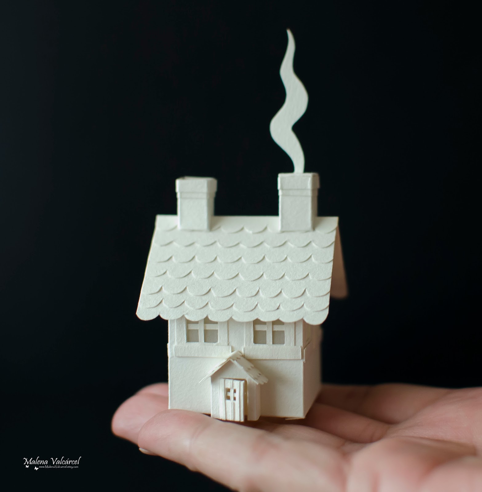 Malena Valcárcel original Art Casas de Papel Miniatura