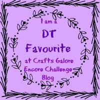 I Was DT Claudia's Favourite at Crafts Galore Encore