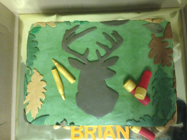 Cakes by Mindy: Deer Hunting Cake 9" x 13"