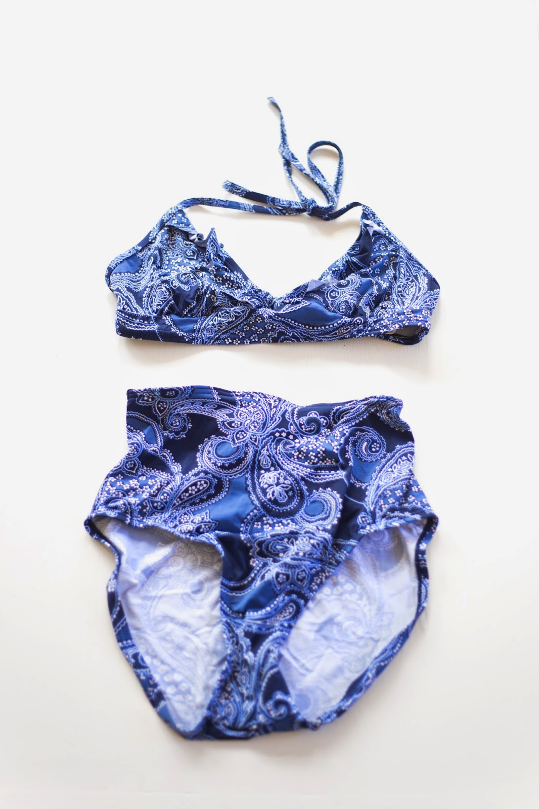 do it yourself divas DIY One Piece Swimsuit Into High Waist Retro Bikini