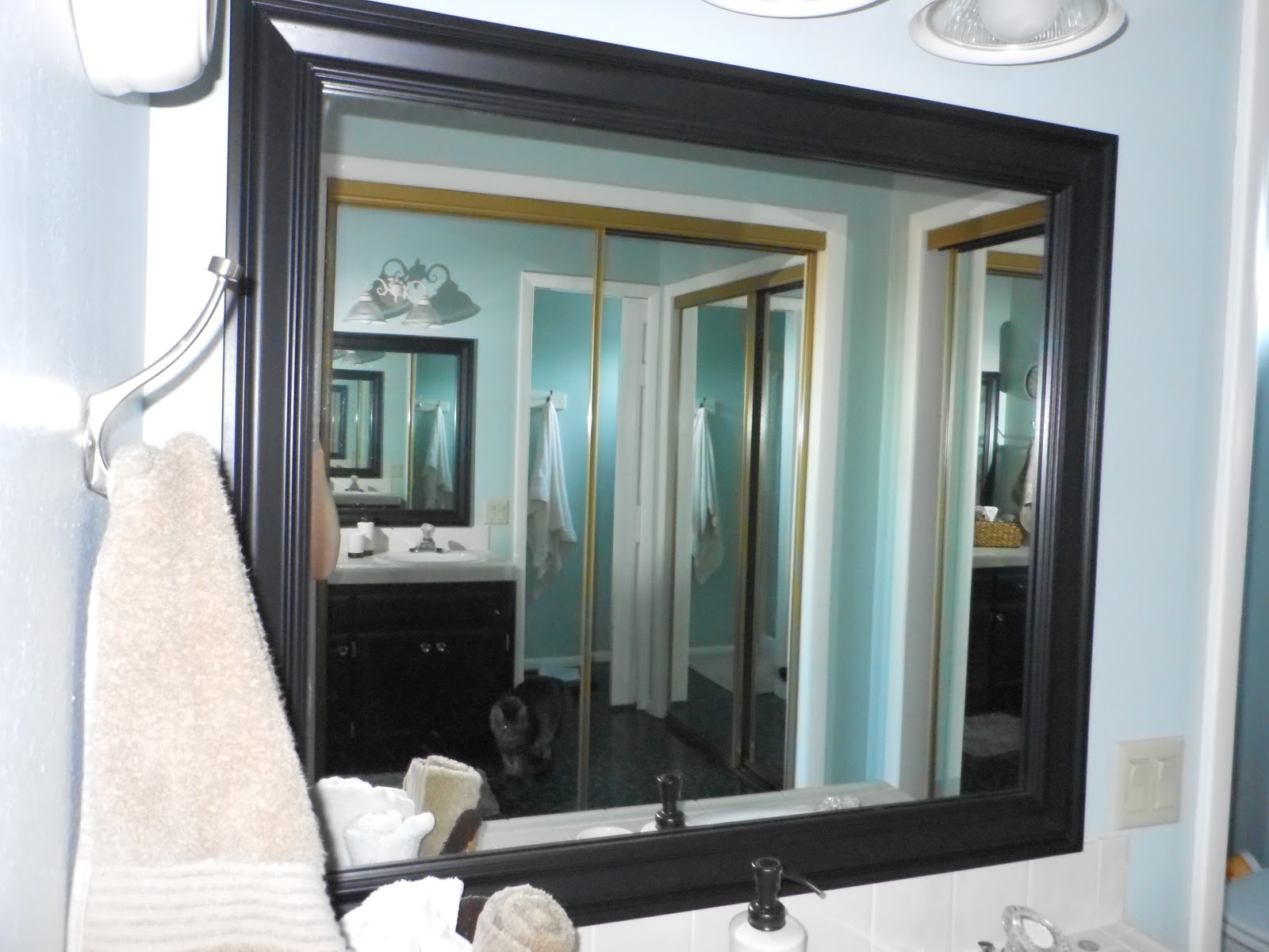 The Black's Best How to Frame a Bathroom Mirror