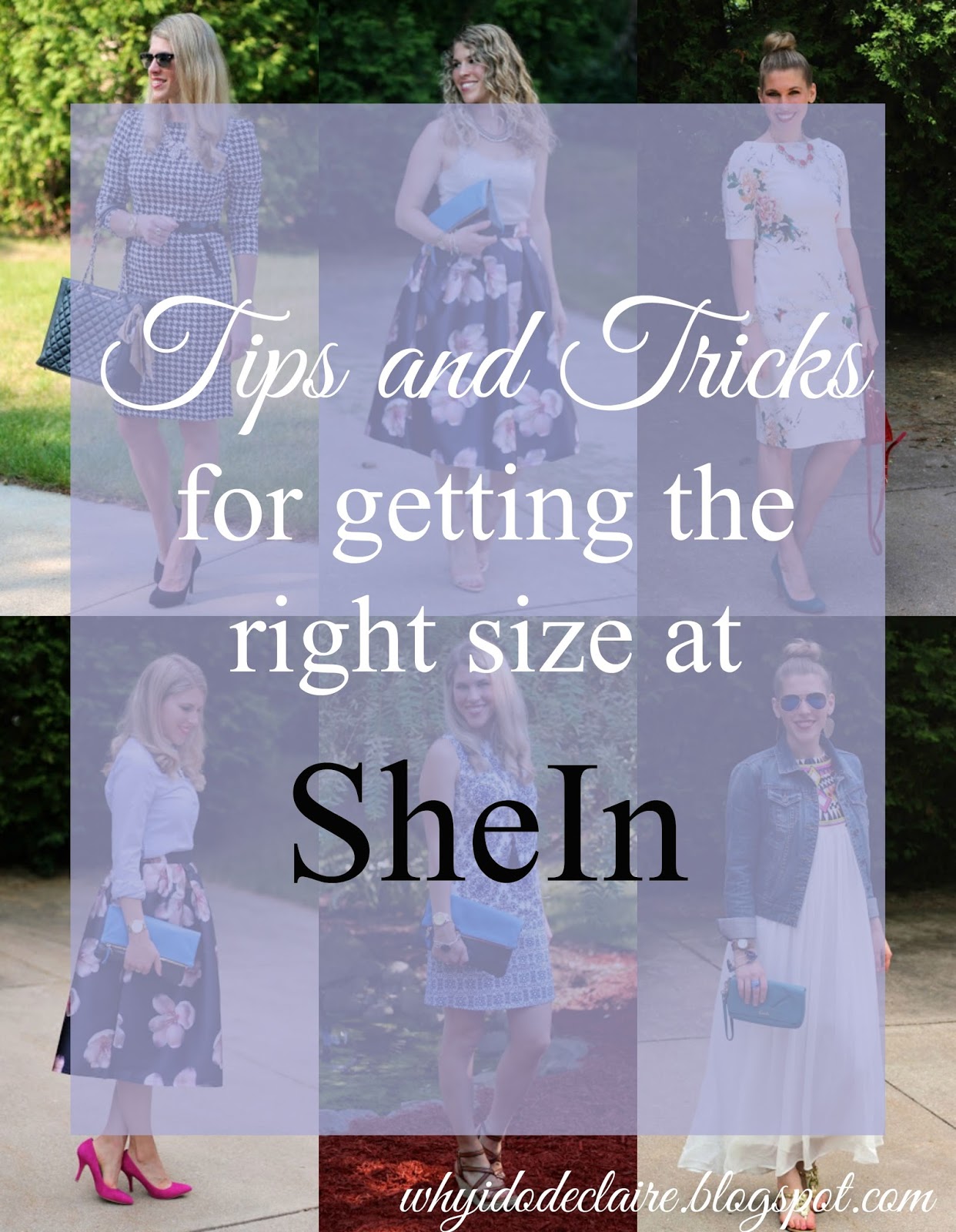 Size Chart For Shein