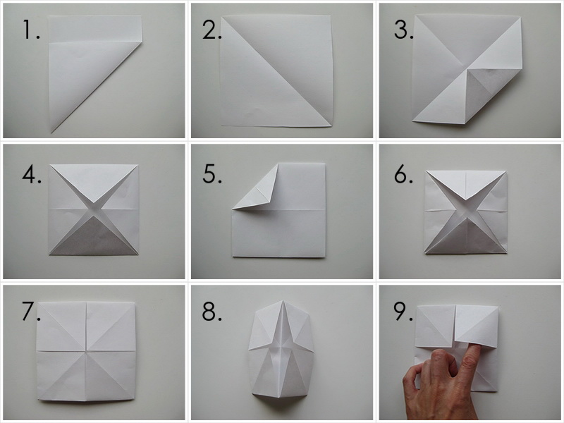 My Handmade Home Tutorial Origami Fortune Teller