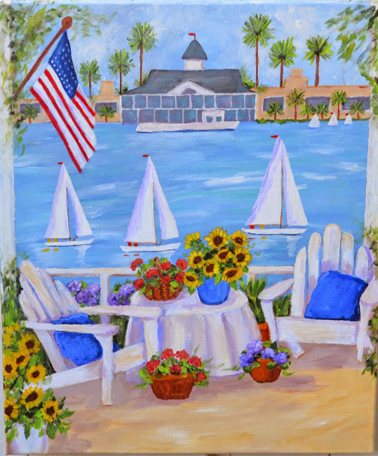 My Painted Garden More Balboa Island Cottage Inspiratons
