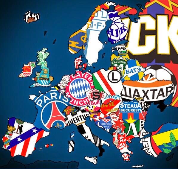 Carte champions Insolite-Foot La géographique des d’Europe - Carte champions Insolite-Foot La géographique des d’Europe -