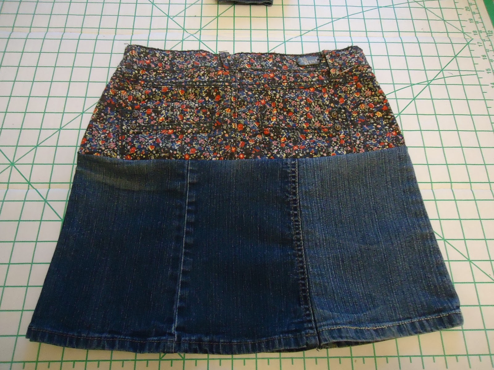 Thrifty Mom In Boise Upcycled Denim Skirts
