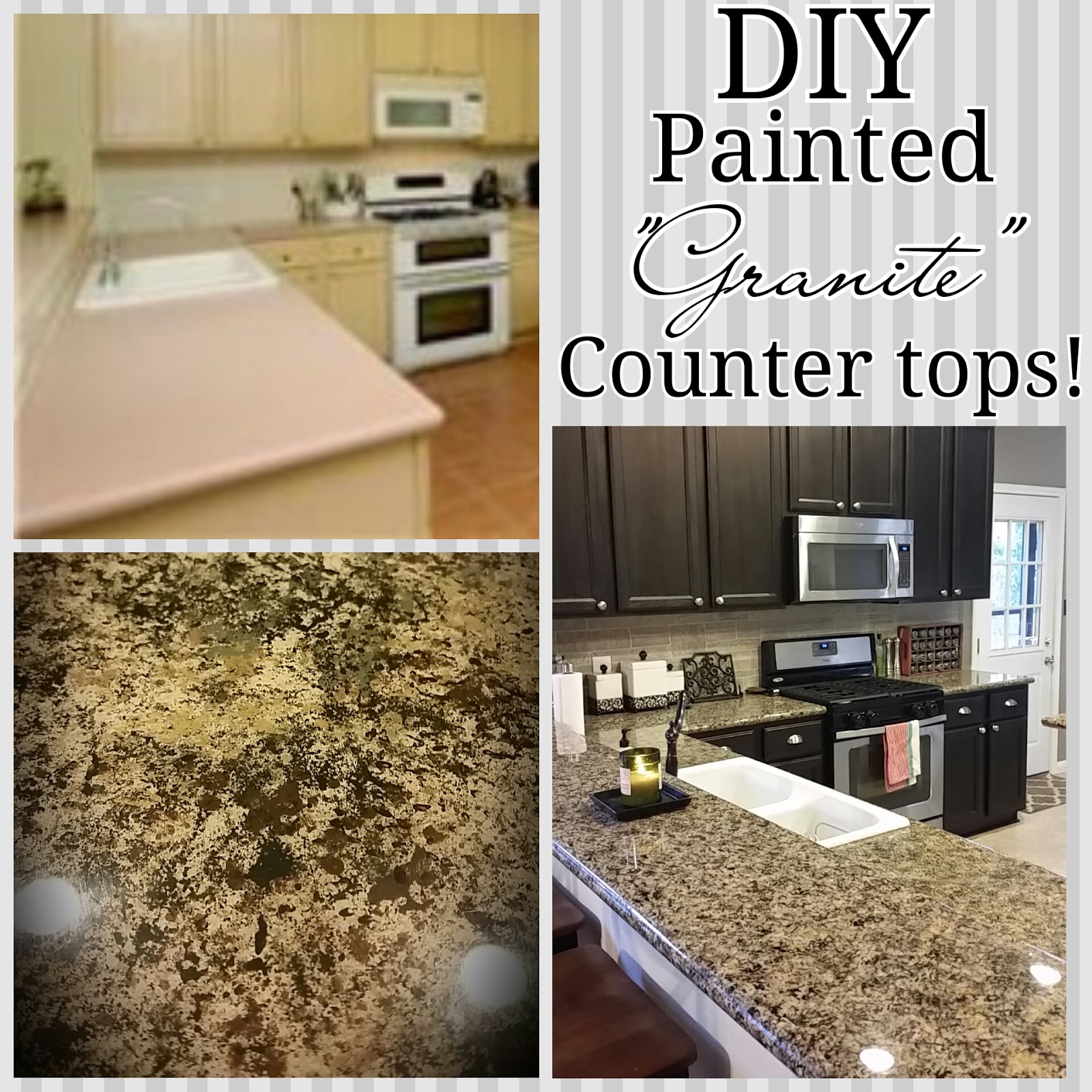 DIYife Faux Granite? Faux sho! (How to PAINT Your Counters to Look