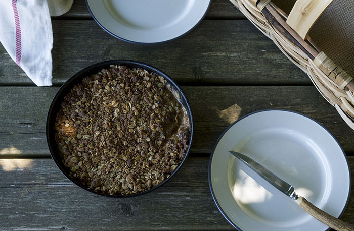 Crumble De Albaricoques O Albérchigos Un Buen Postre De Verano
