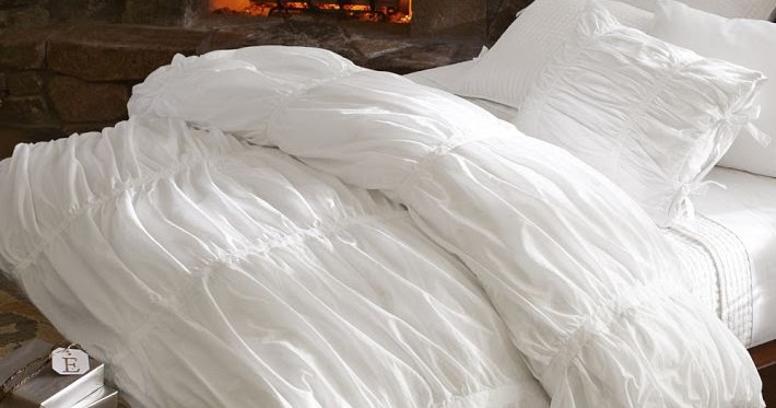 The Thrifty Abode Dead Ringer Pottery Barn Hadley Ruched Duvet Cover