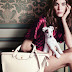 Alexa Chung & Jack Russell for Longchamp ad campaign 2014