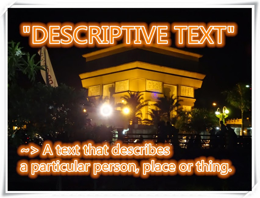 descriptive text structure articles