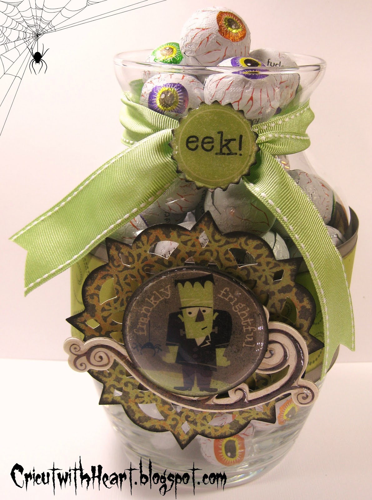 Cricut with Heart Frankie Candy Jar Trio Complete!