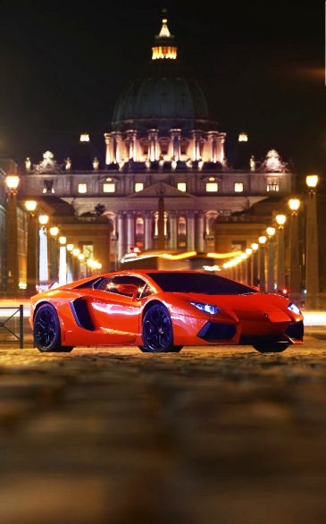 Rome Lamborghini Aventador Gallery