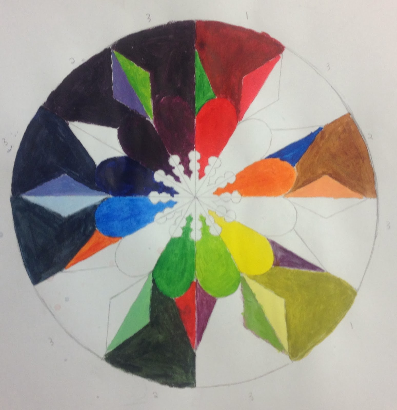 Bryan Gallery Art Education: Day Four: Color Wheel Mandalas