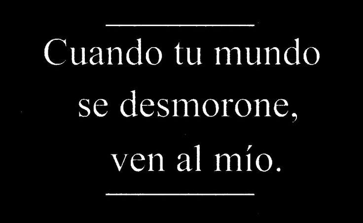 Tal vez no sea el mejor mundo...pero en el encontrarás amor :)