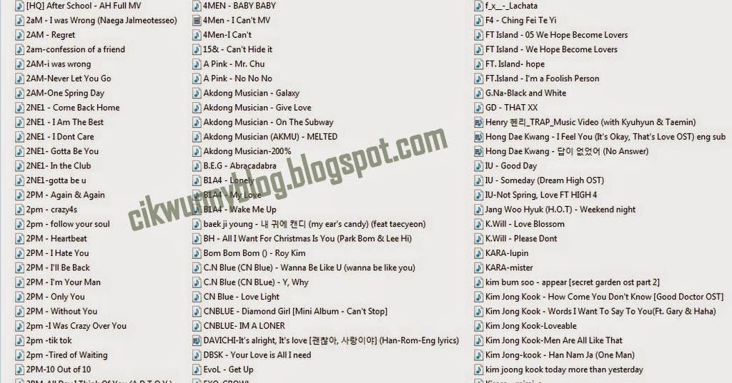 song list 2014 the best list korean song song list 2014 the best list korean song