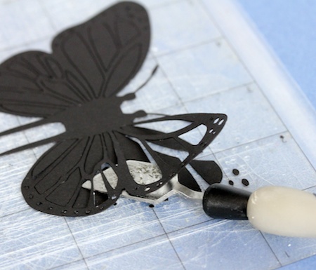 3D Панно с бабочками из бумаги