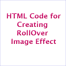 How to make a rollover image effect