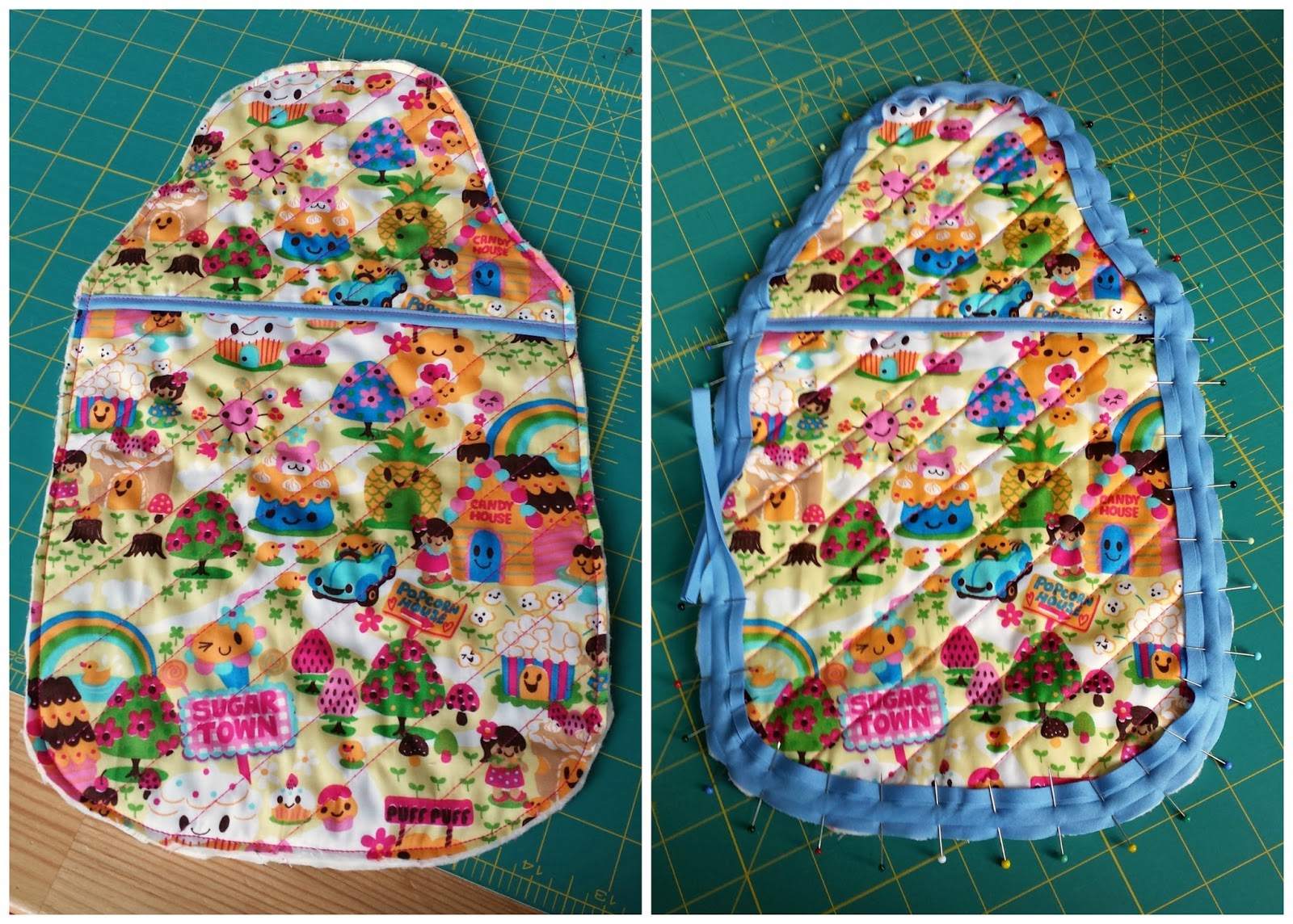 irish thREDhead Quilted Hot Water Bottle Cover A Quick Tutorial