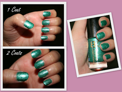 I have never worn green nail polish before in my life but after see'ing this