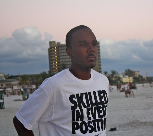 Louis Hopson photographed by girlfriend Jennifer Jean-Pierre on beach in Florida