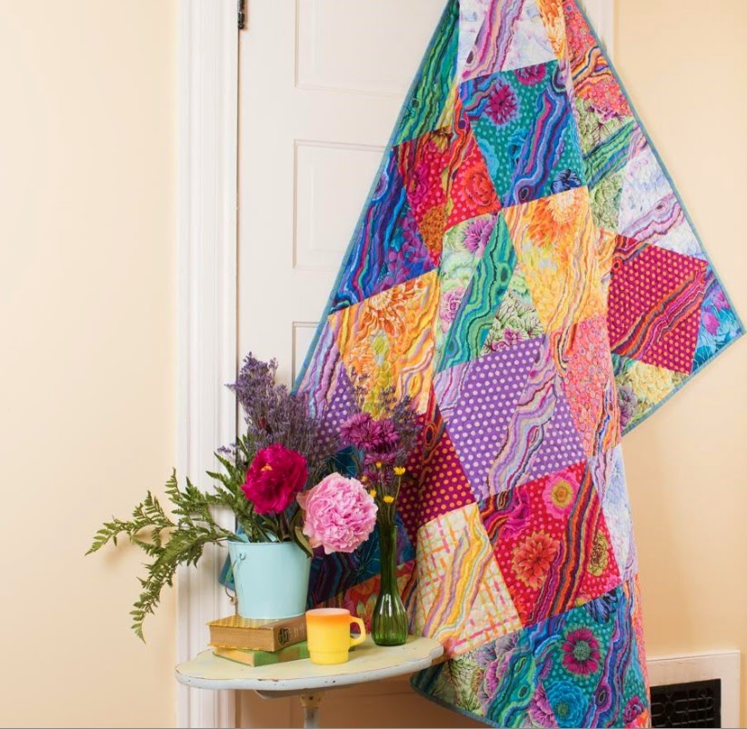 Manon Quilts Kaffe Fassett Funky Stripes Quilt Kit available!!! HURRY!!!