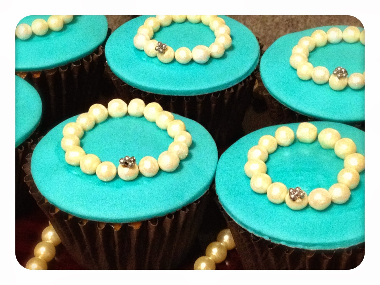 Cupcakes tema Tiffany's & co