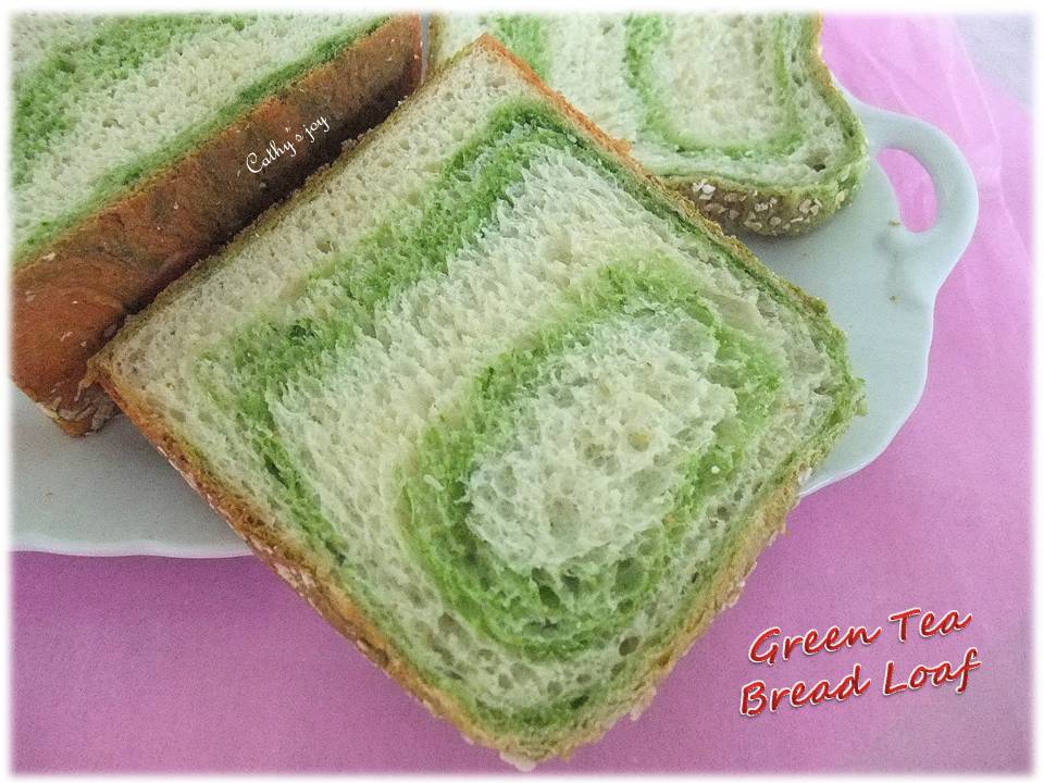 cathy's joy Green Tea Bread Loaf
