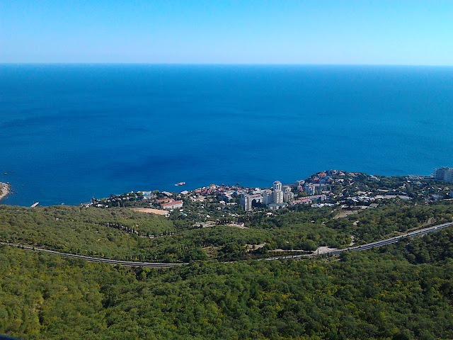 Foros view from the mountain