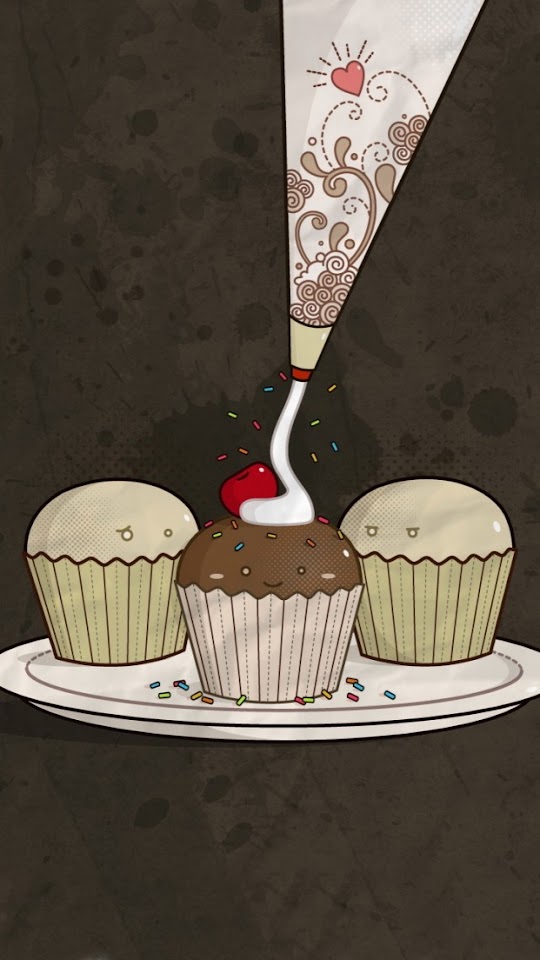 Cupcakes Illustration   Galaxy Note HD Wallpaper   Cupcakes Illustration   Galaxy Note HD Wallpaper