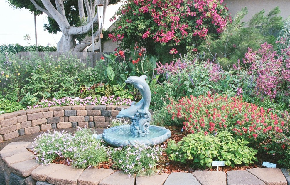 The 2 Minute Gardener: Photo - Dolphin Water Fountain