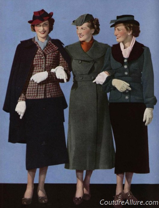 Couture Allure Vintage Fashion Paris Fashion for Daytime 1935