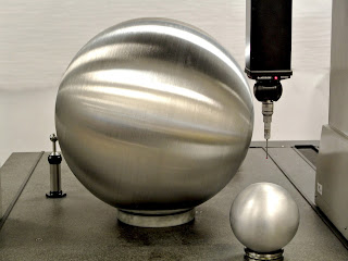 Spun spheres, century metal spinning, coordinate measuring machine, cmm, metal spinning