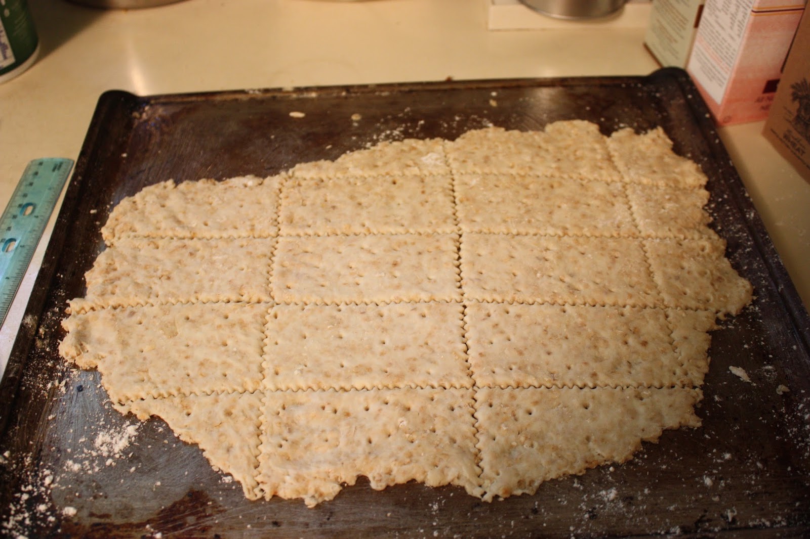 Kathleen's Baking Adventures Swedish Oatmeal Hardtack TWD Baking