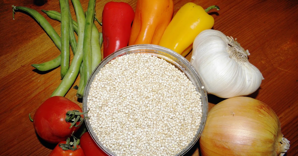 Buen Provecho Enjoy Your Food Gluten Free Quinoa with kale and sofrito