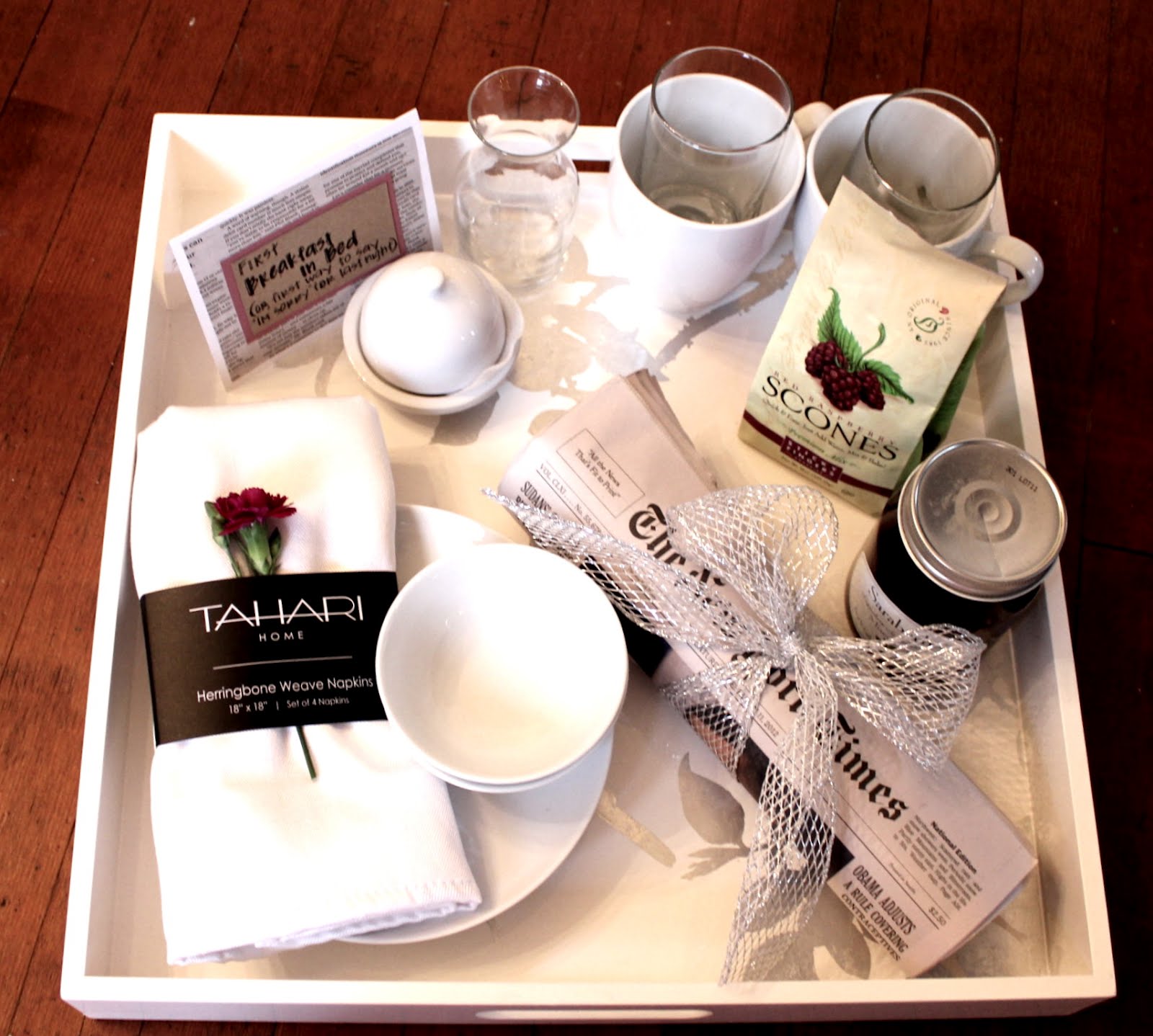 House of Josephine Breakfast in Bed gift idea.