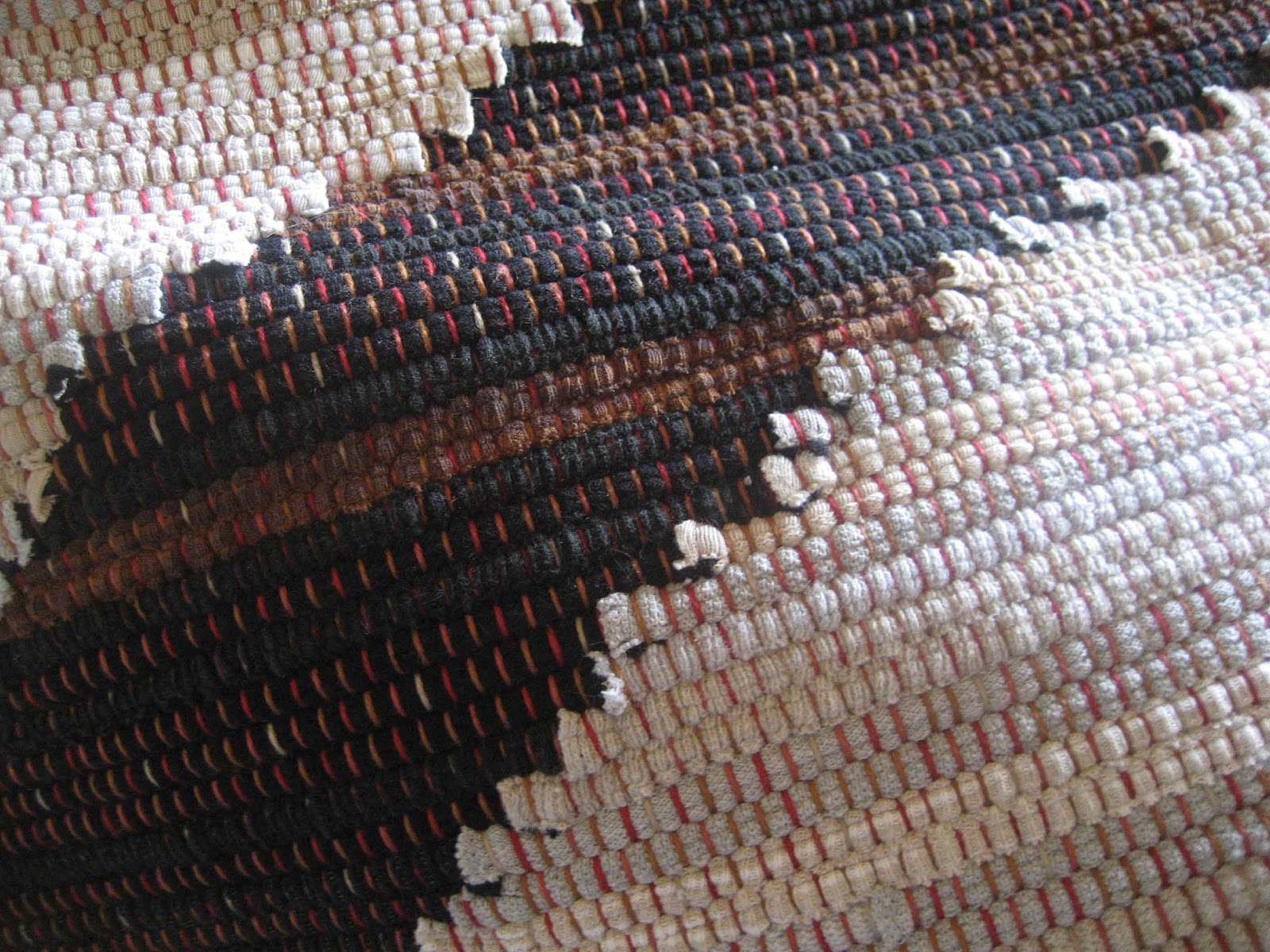 Not 2 Square Weavers Rug for the Mud Room