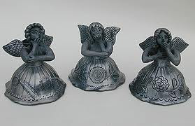 Oaxacan Black Pottery - Angels