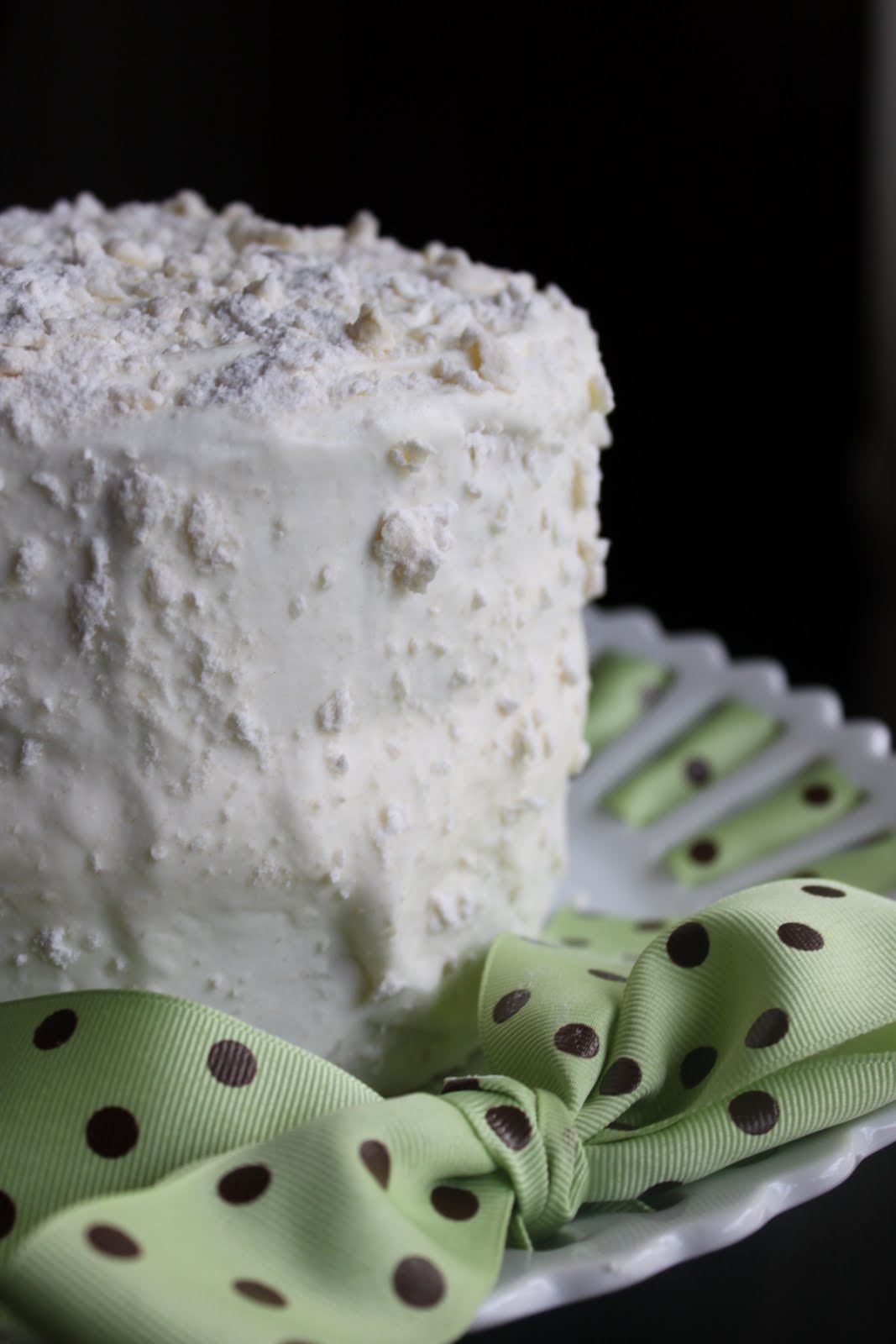 Reese's Pieces and Me Olive Garden Lemon Cream Cake!